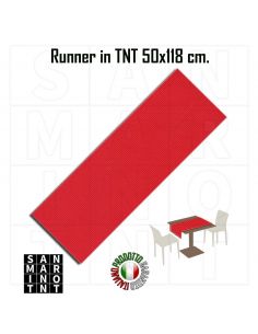 TNT Rosso Runner 120x48 Rosso